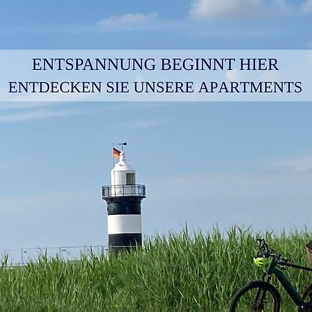 Haus Krabbe Apartments, Zentral Gelegen Im Idyllischen Nordseeort Zwischen Bremerhaven Und Cuxhaven, Hunde Kostenfrei Willkommen, Hauseigene Kostenfreie Parkplaetze Wremen Exterior foto
